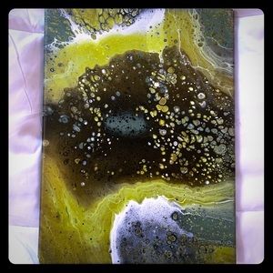 Acrylic painting on canvas 12 x 15.5 inches